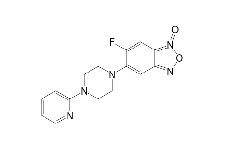6-Fluorobenzofuroxane, 5-[4-(2-pyridyl)piperazin-1-yl]-