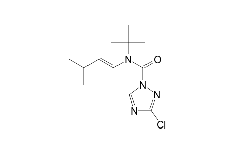 N-(3-Methyl-1-butenyl)-N-tert-butyl-3-chloro-1H-1,2,4-triazole-1-carboxamide