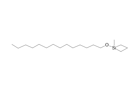 1-Methyl-1-N-tetradecyloxy-1-silacyclobutane