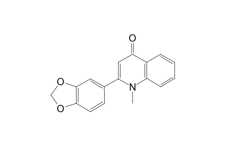 1-methyl-2-[3,4-(methylenedioxy)phenyl]-4(1H)-quinolone