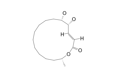 (2E,4R,5S,15R)-4,5-DIHYDROXYHEXADEC-2-EN-15-OLIDE