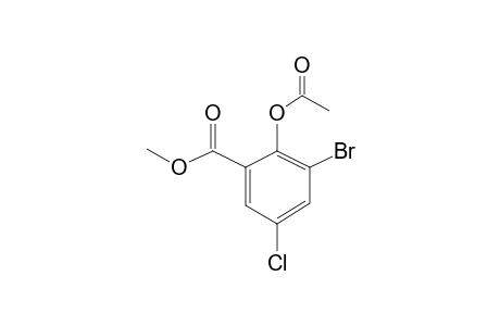 Methyl 3-bromo-5-chloro-2-hydroxybenzoate, acetate