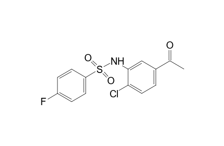 5'-acetyl-2'-chloro-4-fluorobenzenesulfonanilide