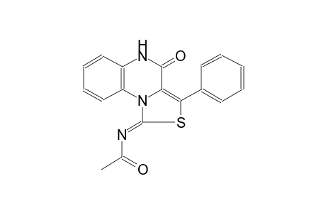 4,5-DIHYDRO-3-PHENYL-1-ACETYLIMINOTHIAZOLO-[3,4-A]-QUINOXALIN-4-ONE