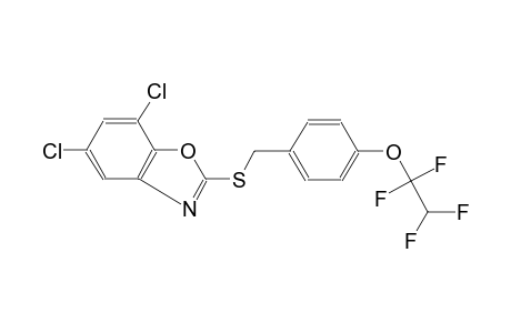 benzoxazole, 5,7-dichloro-2-[[[4-(1,1,2,2-tetrafluoroethoxy)phenyl]methyl]thio]-