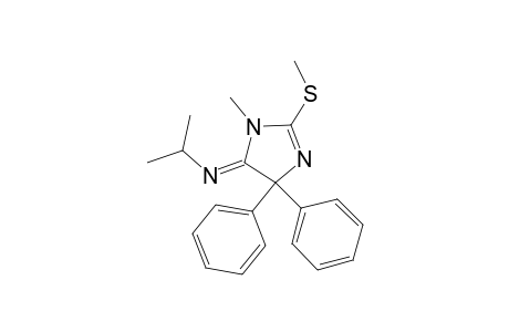 4,4-Diphenyl-1-methyl-2-(methylthio)-5-(isopropylimino)-2-imidazoline