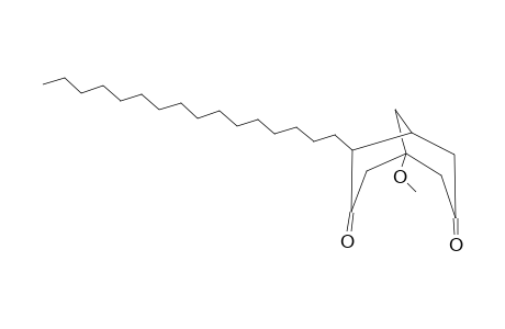 (+/-)-ENDO-4-HEXADECYL-1-METHOXYBICYCLO-[3.3.1]-NONANE-3,7-DIONE