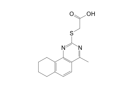 [(4-methyl-7,8,9,10-tetrahydrobenzo[h]quinazolin-2-yl)thio]acetic acid