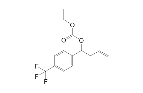 Ethyl (1-(4-(trifluoromethyl)phenyl)but-3-en-1-yl)carbonate