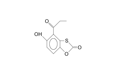 4-Propionyl-5-hydroxy-1,3-benzoxathiol-2-one
