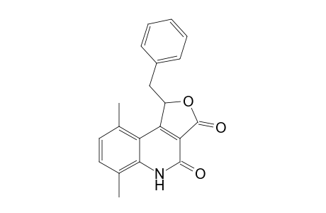 9-Benzyl-1,4-dimethyl-2,5-dihydrofurano[2,3-c]quinoline-6,7-dione