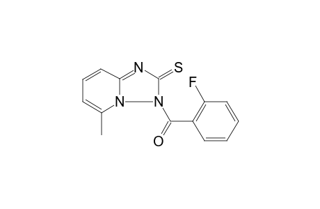 3-(2-fluorobenzoyl)-5-methyl[1,2,4]triazolo[1,5-a]pyridine-2(3H)-thione