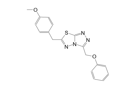 [1,2,4]triazolo[3,4-b][1,3,4]thiadiazole, 6-[(4-methoxyphenyl)methyl]-3-(phenoxymethyl)-