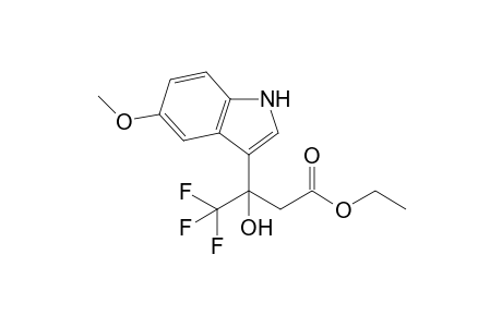 Ethyl 4,4,4-trifluoro-3-hydroxy-3-(5-methoxy-1H-indol-3-yl)butanoate