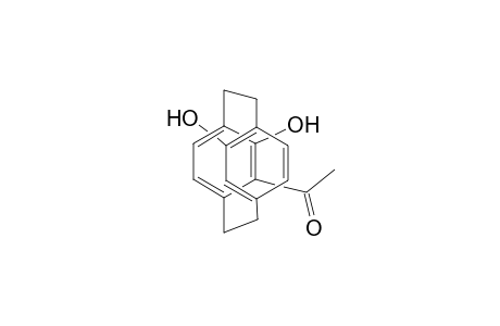 1-(6,14-Dihydroxy-tricyclo[8.2.2.2*4,7*]hexadeca-1(13),4(16),5,7(15),10(14),11-hexaen-5-yl)-ethanone