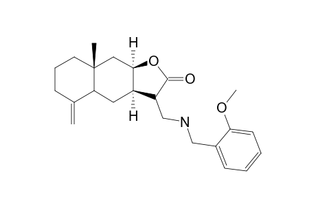 (3aR,8aR,9aR)-3-[[(2-methoxyphenyl)methylamino]methyl]-8a-methyl-5-methylene-3a,4,4a,6,7,8,9,9a-octahydro-3H-benzo[f]benzofuran-2-one