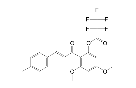 4',6'-Dimethoxy-2'-hydroxy-4-methylchalcone, pentafluoropropionate