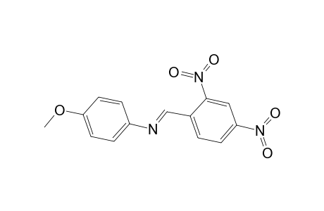 Benzenamine, 4-methoxy-N-(2,4-dinitrobenzylidene)-