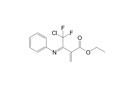 N-Phenyl-2-chlorodifluoromethyl-3-ethoxycarbonyl-1-azabutadiene