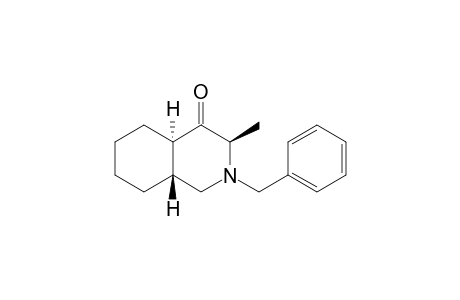 (3R,4ar,8ar)-2-Benzyl-3-methyl-octahydro-isoquinolin-4-one