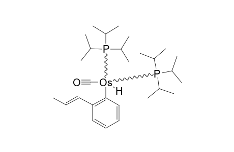 OSH[C6H4-2-(E-CH=CHCH3)](CO)(P-ISO-PR3)2