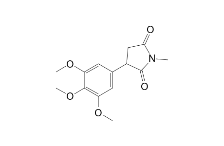 N-methyl-2-(3,4,5-trimethoxyphenyl)succinimide