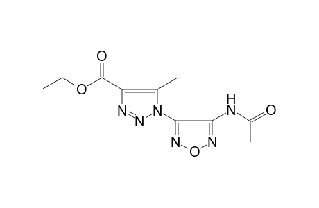 1-(4-Acetylamino-furazan-3-yl)-5-methyl-1H-[1,2,3]triazole-4-carboxylic acid ethyl ester