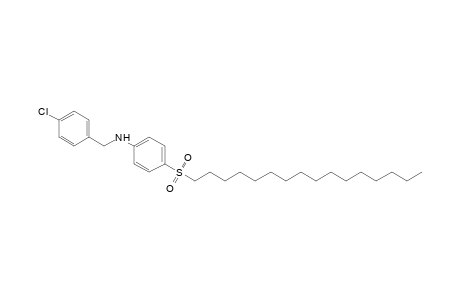 p-chloro-N-[p-(hexadecylsulfonyl)phenyl]benzylamine