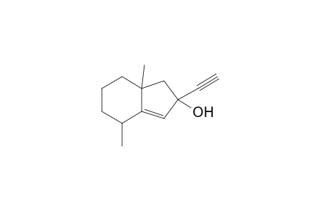 1,4,5,6,7,7a-Hexahydro-4,7a-dimethyl-2-ethynyl-2H-inden-2-ol