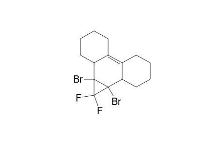 1H-Cyclopropa[l]phenanthrene, 1a,9b-dibromo-1,1-difluoro-1a,1b,2,3,4,5,6,7,8,9,9a,9b-dodecahydro-, (1a.alpha.,1b.alpha.,9a.alpha.,9b.alpha.)-