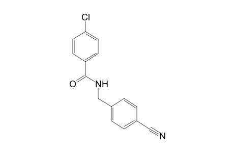 p-chloro-N-(p-cyanobenzyl)benzamide