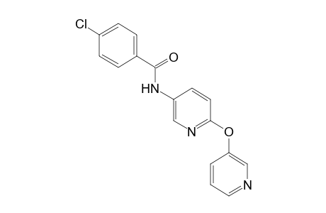 p-chloro-N-{6-[(3-pyridyl)oxy]-3-pyridyl}benzamide