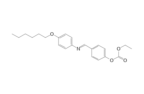 Carbonic acid, ethyl 4-[[4-(hexyloxy)phenyl]imino]methyl]phenyl ester