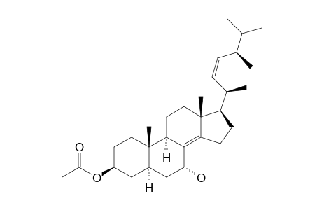 Ergosta-8(14),22-diene-3,7-diol, 3-acetate, (3.beta.,5.alpha.,7.alpha.,22E)-