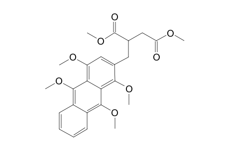 DIMETHYL-2-[(1',4',9',10'-TETRAMETHOXYANTHRACEN-2-YL)-METHYLENE]-BUTANDIOATE