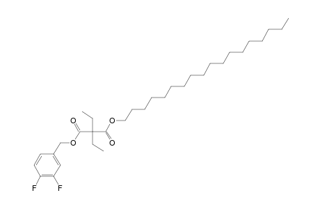 Diethylmalonic acid, 3,4-difluorobenzyl octadecyl ester