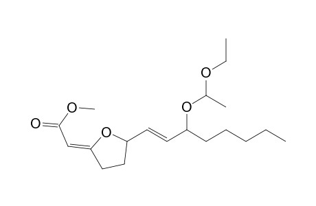 Acetic acid, [5-[3-(1-ethoxyethoxy)-1-octenyl]dihydro-2(3H)-furanylidene]-, methyl ester, [2Z,5R*[1E,3R*(R*)]]-