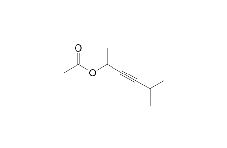 5-Methylhex-3-yn-2-yl acetate