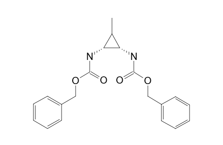 Dibenzyl (cis)-N,N'-(3-methyl-1,2-cyclopropanediyl]dicarbamidate