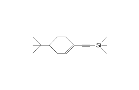 1-(2-Trimethylsilyl-ethynyl)-4-tert-butyl-cyclohex-1-ene