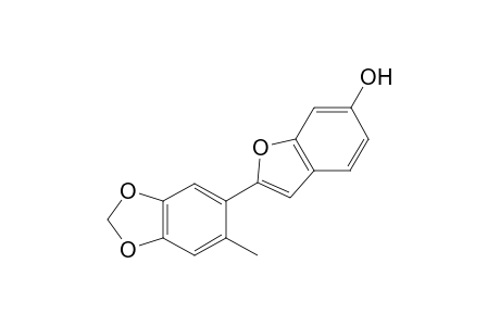 2-(6-Methyl-1,3-benzodioxol-5-yl)-1-benzofuran-6-ol