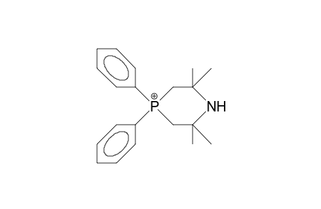 2,2,6,6-Tetramethyl-4,4-diphenyl-1-azaphosphorinanium cation