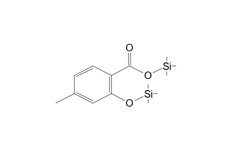 Benzoic acid, 4-methyl-2-trimethylsilyloxy-, trimethylsilyl ester
