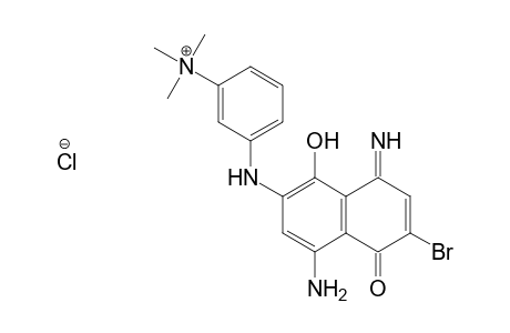 Benzenenaminium, 3-[(4-amino-6-bromo-5,8-dihydro-1-hydroxy-8-imino-5-oxo-2-naphthalenyl)amino]-N,N,N-trimethyl-, chloride