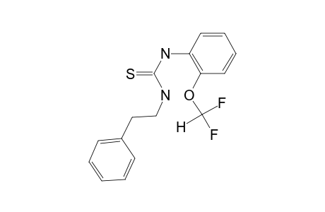 1-(2-Difluoromethoxy-phenyl)-3-phenethyl-thiourea