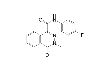 N-(4-fluorophenyl)-3-methyl-4-oxidanylidene-phthalazine-1-carboxamide