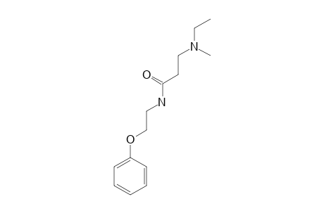 3-(ethylmethylamino)-N-(2-phenoxyethyl)propionamide