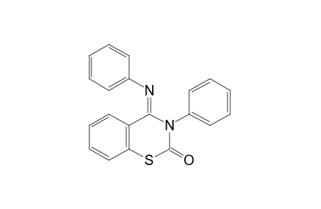 3,4-dihydro-3-phenyl-4-(phenylimino)-2H-1,3-benzothiazin-2-one