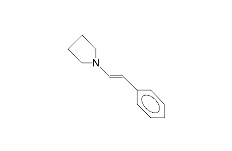 1-[(E)-2-phenylethenyl]pyrrolidine