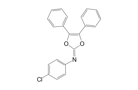 2-(4-Chlorophenyl)imino-4,5-diphenyl-1,3-dioxoane